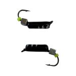 Мормышка Вольфрамовая "Латышка" Гвоздик - С кубиком серебро - 0,7 г - МК1122