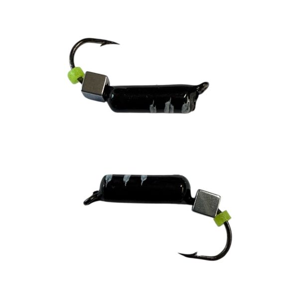 Мормышка Вольфрамовая "Латышка" Гвоздик - С кубиком серебро - 0,7 г - МК1122