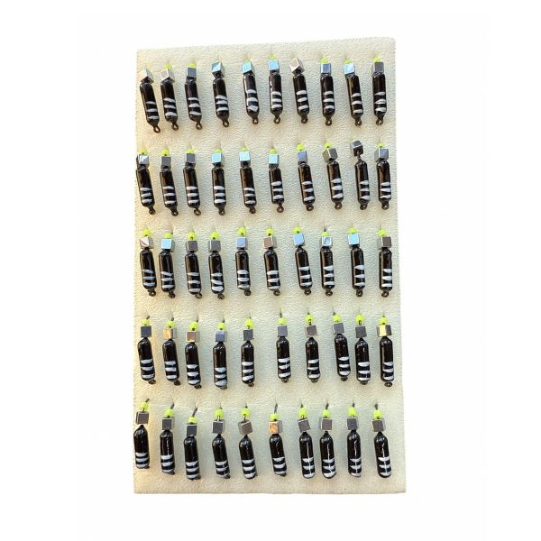 Мормышка Вольфрамовая "Латышка" Гвоздик - С кубиком серебро - 0,7 г - МК1122