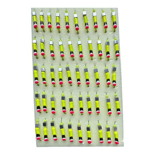 Мормишка Вольфрамова "Латишка" Гвоздик - З кубиком срібло - 0,5 г - МК1127