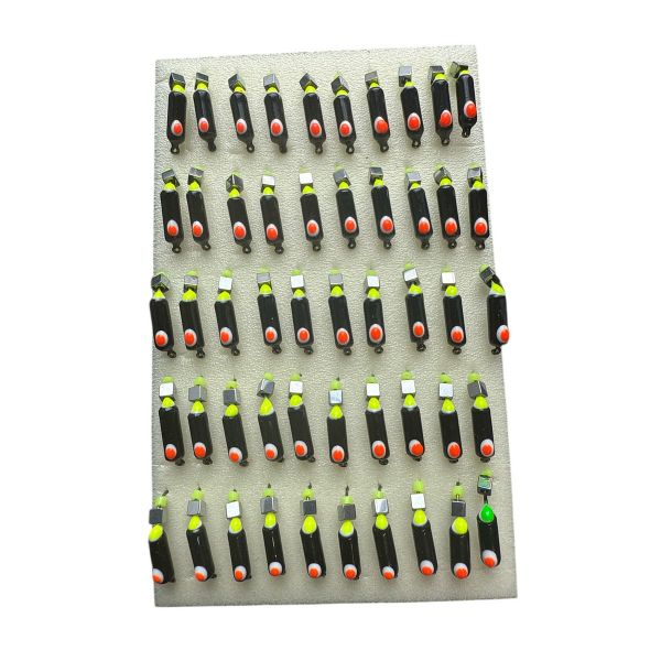 Мормышка Вольфрамовая "Латышка" Гвоздик - С кубиком серебро - 0,9 г - МК1140