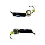 Мормышка Вольфрамовая "Латышка" Гвоздик - С кубиком серебро - 0,5 г - МК1163