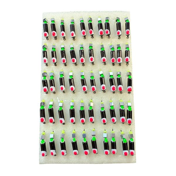 Мормышка Вольфрамовая "Латышка" Гвоздик - С кубиком серебро - 0,8 г - МК1166