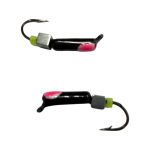 Мормышка Вольфрамовая "Латышка" Гвоздик - С кубиком серебро - МК1186