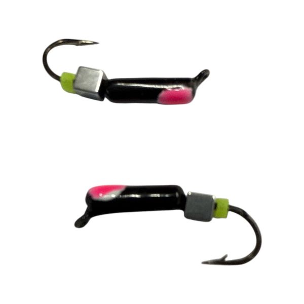 Мормишка Вольфрамова "Латишка" Гвоздик - З кубиком срібло - МК1186