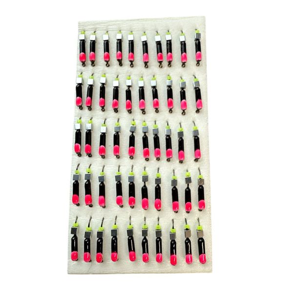 Мормишка Вольфрамова "Латишка" Гвоздик - З кубиком срібло - МК1186