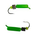 Мормышка Вольфрамовая "Латышка" Гвоздик - С кубиком серебро - МК1191