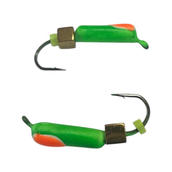 Мормышка Вольфрамовая "Латышка" Гвоздик - С кубиком золото - 0,5 г - МК1015