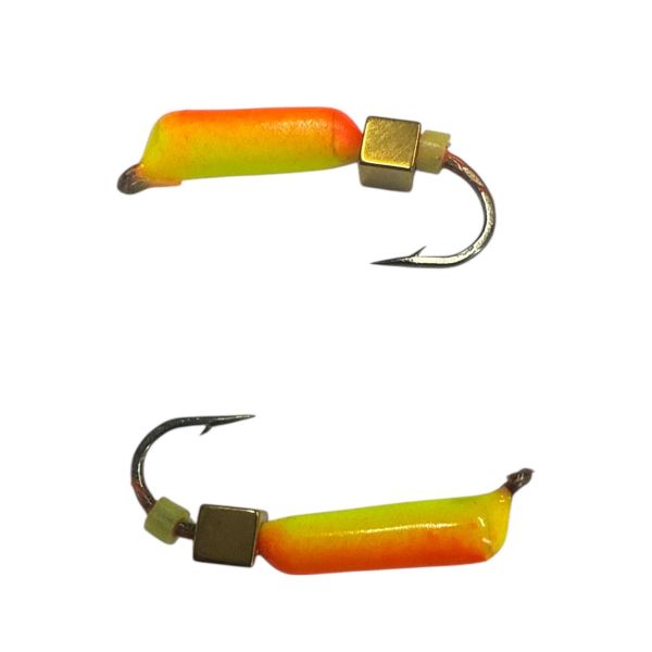 Мормишка Вольфрамова "Латишка" Гвоздик - З кубиком золото - 0,5 г - МК1025