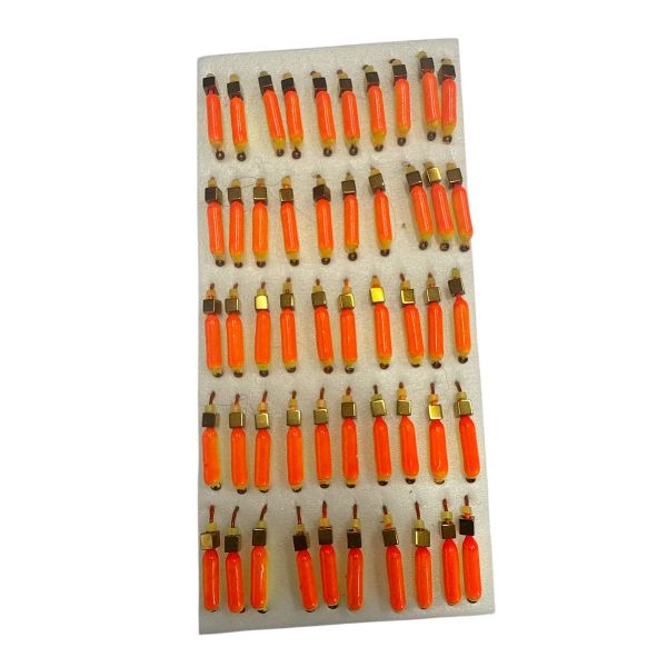 Мормишка Вольфрамова "Латишка" Гвоздик - З кубиком золото - 0,5 г - МК1025