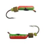 Мормышка Вольфрамовая "Латышка" Гвоздик - С кубиком золото - 0,5 г - МК1060