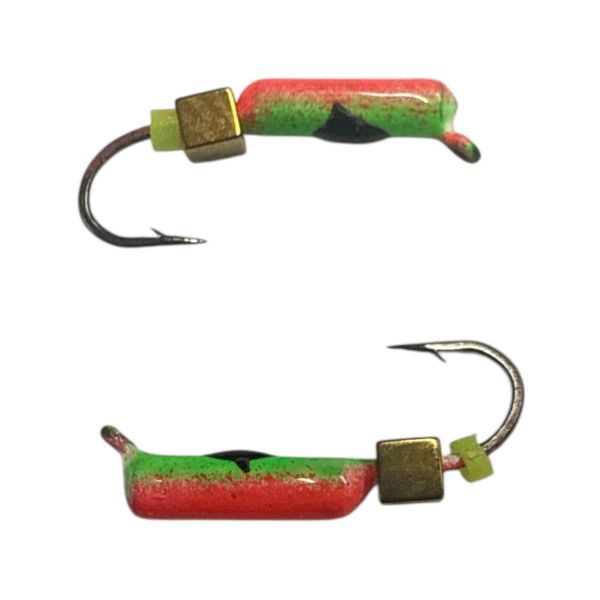 Мормишка Вольфрамова "Латишка" Гвоздик - З кубиком золото - 0,5 г - МК1060