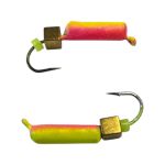 Мормышка Вольфрамовая "Латышка" Гвоздик - С кубиком золото - 0,5 г - МК1082