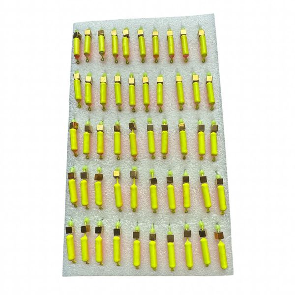 Мормышка Вольфрамовая "Латышка" Гвоздик - С кубиком золото - 0,5 г - МК1082