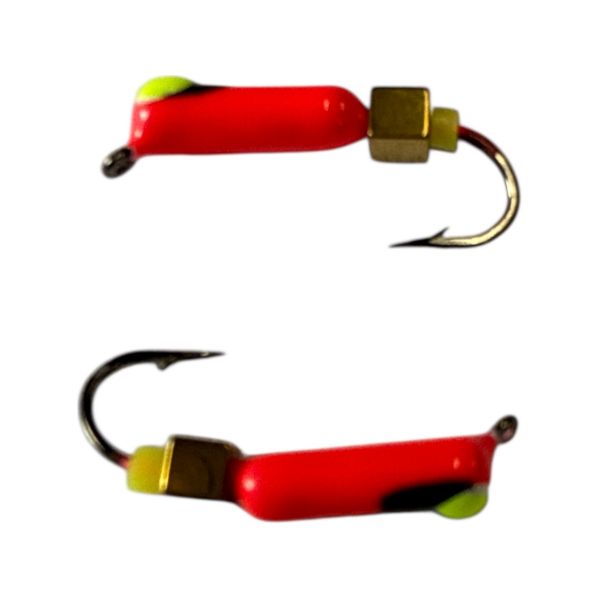 Мормышка Вольфрамовая "Латышка" Гвоздик - С кубиком золото - 0,5 г - МК1125