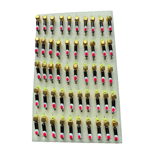 Мормишка Вольфрамова "Латишка" Гвоздик - З кубиком золото - 0,5 г - МК1132