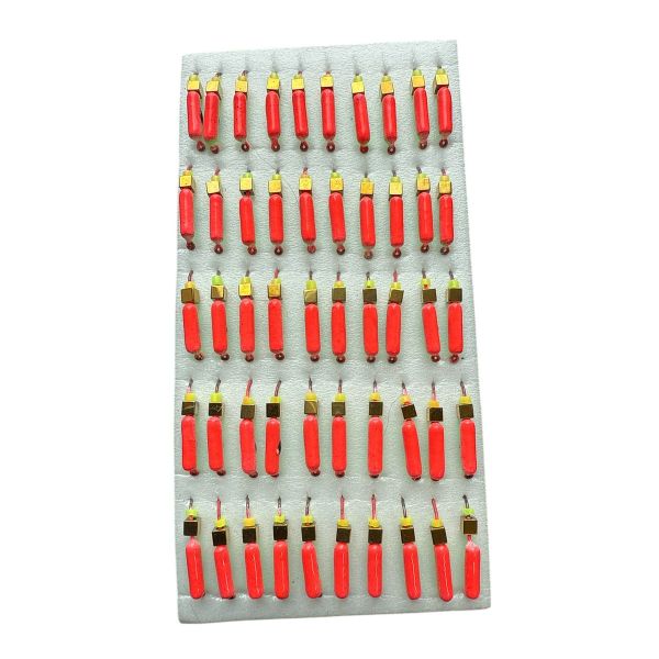 Мормишка Вольфрамова "Латишка" Гвоздик - З кубиком золото - 0,5 г - МК1134