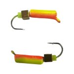 Мормышка Вольфрамовая "Латышка" Гвоздик - С кубиком золото - 0,5 г - МК1142