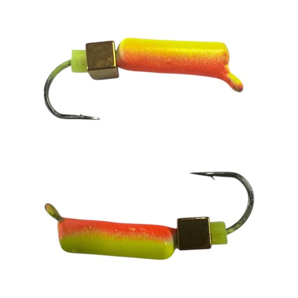 Мормишка Вольфрамова "Латишка" Гвоздик - З кубиком золото - 0,5 г - МК1142