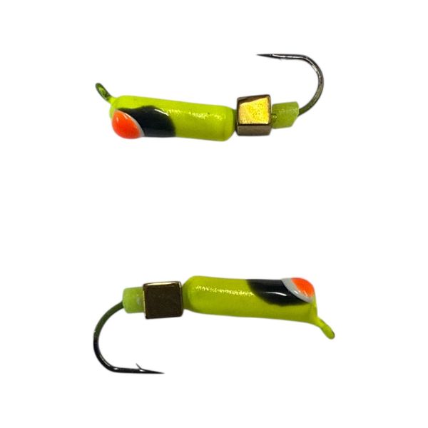 Мормишка Вольфрамова "Латишка" Гвоздик - З кубиком золото - 0,5 г - МК1145