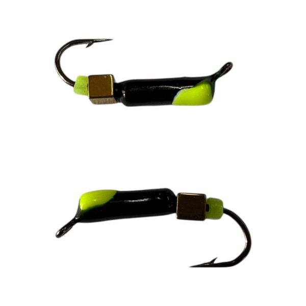 Мормишка Вольфрамова "Латишка" Гвоздик - З кубиком золото - 0,5 г - МК1158