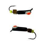 Мормышка Вольфрамовая "Латышка" Гвоздик - С кубиком золото - 0,5 г - МК1160