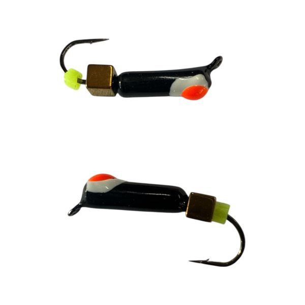 Мормишка Вольфрамова "Латишка" Гвоздик - З кубиком золото - 0,5 г - МК1160