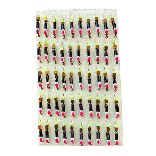 Мормишка Вольфрамова "Латишка" Гвоздик - З кубиком золото - 0,5 г - МК1168