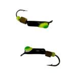 Мормышка Вольфрамовая "Латышка" Гвоздик - С кубиком золото - МК1190