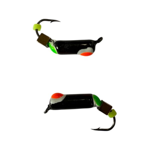 Мормышка Вольфрамовая "Латышка" Гвоздик - С кубиком золото - МК1196