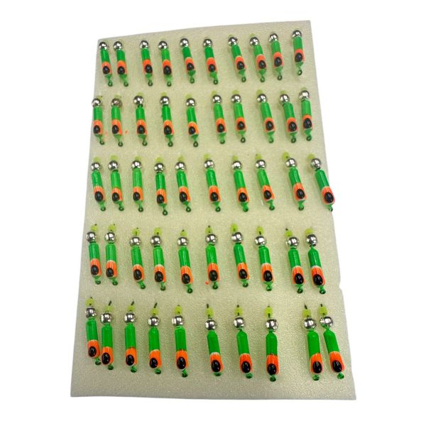 Мормишка Вольфрамова "Латишка" Гвоздик - З кулькою срібло - 0,5 г - МК1023