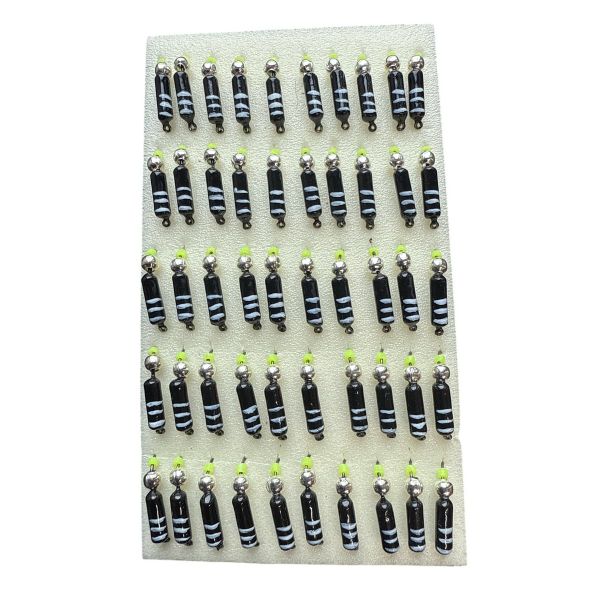 Мормишка Вольфрамова "Латишка" Гвоздик - З кулькою срібло - 0,7 г - МК1083