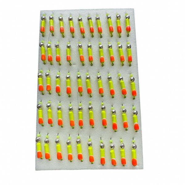 Мормышка Вольфрамовая "Латышка" Гвоздик - С шариком серебро - 0,5 г - МК1144