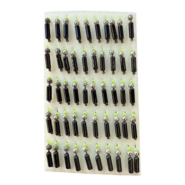 Мормышка Вольфрамовая "Латышка" Гвоздик - С шариком серебро - 0,7 г - МК1172