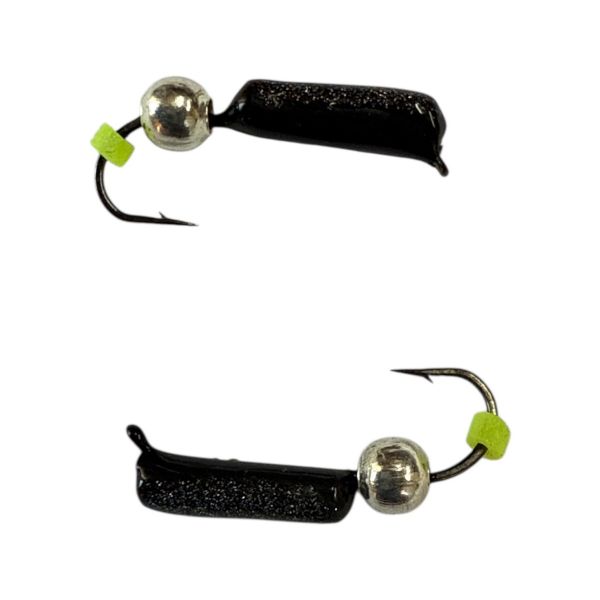 Мормишка Вольфрамова "Латишка" Гвоздик - З кулькою срібло - 0,5 г - МК1174