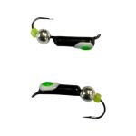 Мормышка Вольфрамовая "Латышка" Гвоздик - С шариком серебро - МК1178