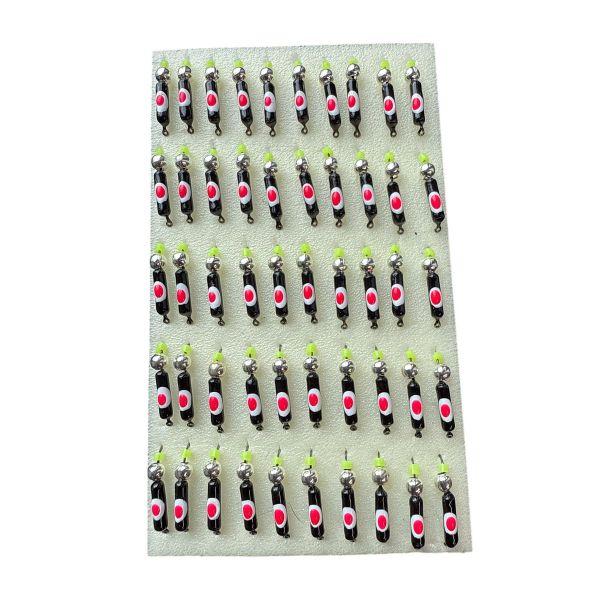 Мормышка Вольфрамовая "Латышка" Гвоздик - С шариком серебро - МК1199