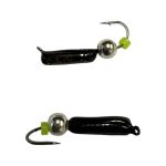 Мормышка Вольфрамовая "Латышка" Гвоздик - С шариком серебро - МК1202