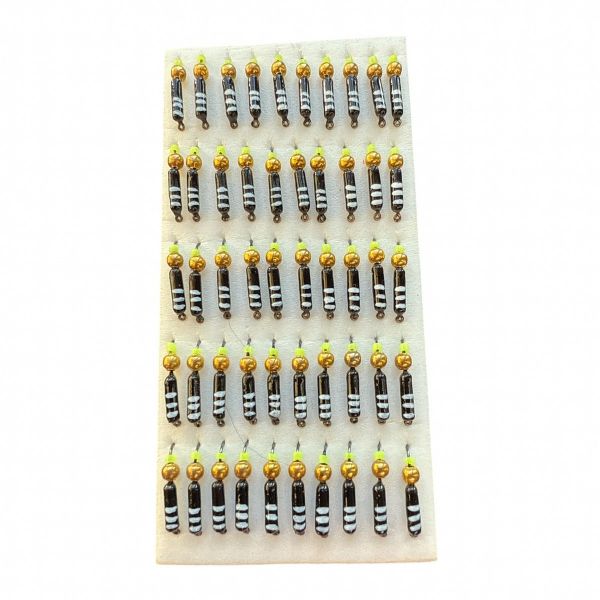 Мормишка Вольфрамова "Латишка" Гвоздик - З кулькою золото - 0,5 г - МК1121