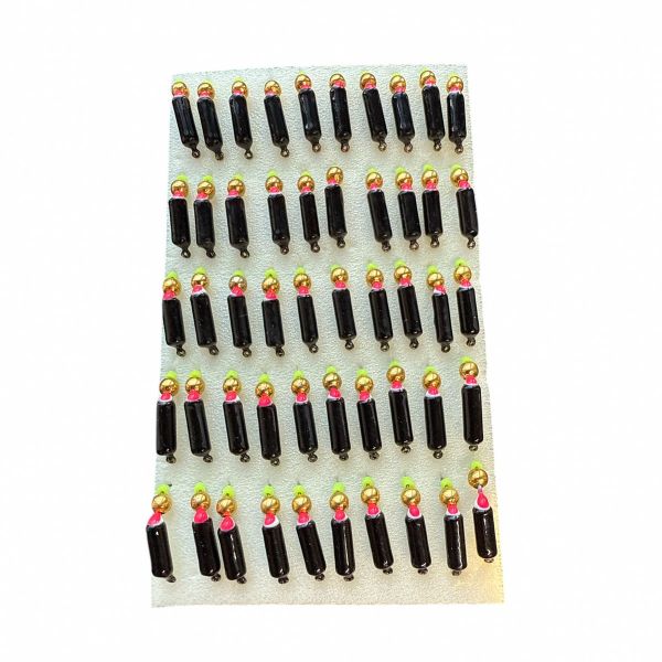 Мормышка Вольфрамовая "Латышка" Гвоздик - С шариком золото - 0,9 г - МК1123