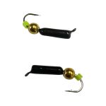 Мормышка Вольфрамовая "Латышка" Гвоздик - С шариком золото - МК1179