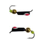 Мормышка Вольфрамовая "Латышка" Гвоздик - С шариком золото - МК1184