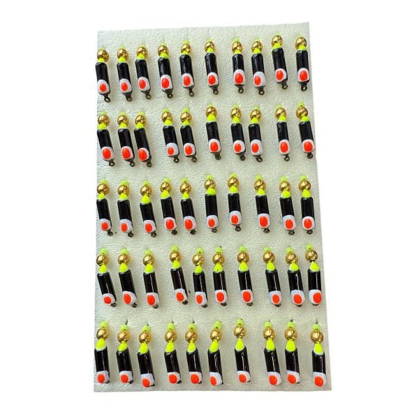 Мормышка Вольфрамовая "Латышка" Гвоздик - С шариком золото - МК1200