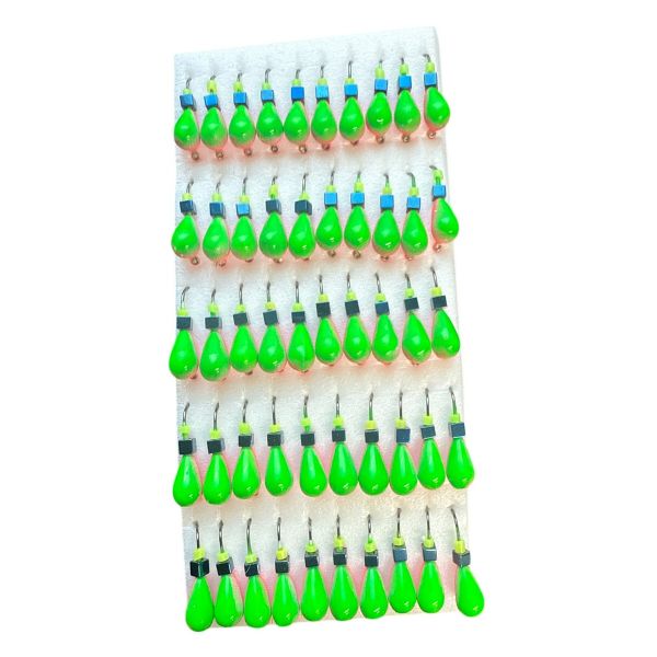 Мормишка Вольфрамова "Латишка" Крапля - З кубиком блакитний - МК1059