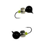 Мормышка Вольфрамовая "Латышка" Шар - С кубиком серебро - МК1076