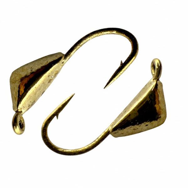 Мормышка Вольфрамовая - Дрейссена (чесночница) №2 - 0,3 г - Прибалтика  - Золото - 10 шт/уп