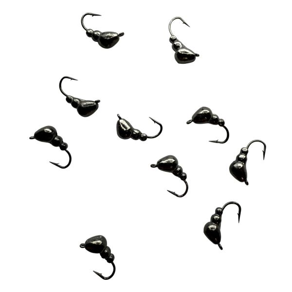 Мормишка Вольфрамова - Мураха №3 - 0.9 г - Прибалтика - Чорний нікель - 10 шт/уп