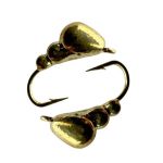 Мормышка Вольфрамовая - Муравей №3 - 0.9 г - Прибалтика - Золото - 10 шт/уп