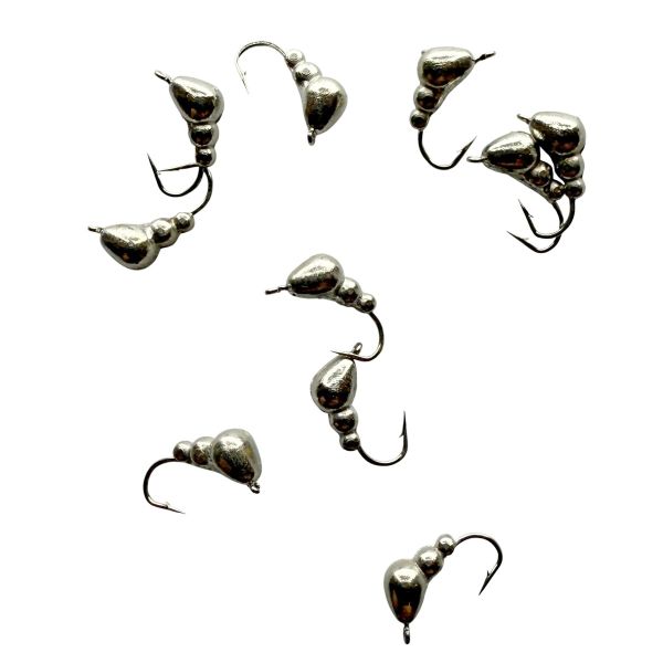 Мормышка Вольфрамовая - Муравей №3 - 0.9 г - Прибалтика - Серебро - 10 шт/уп