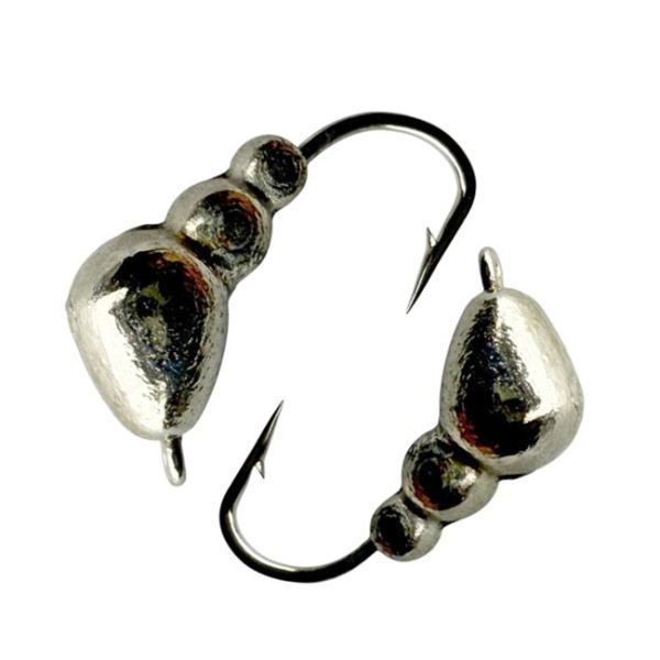 Мормышка Вольфрамовая - Муравей №3 - 0.9 г - Прибалтика - Серебро - 10 шт/уп